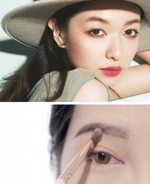 总爱素颜的妹子 该画个眼妆过春节了！