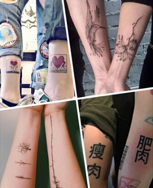 浪漫唯美的情侣纹身图案大全