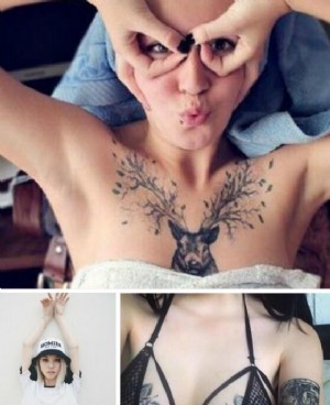 性感指数高的女生纹身图案大全图片