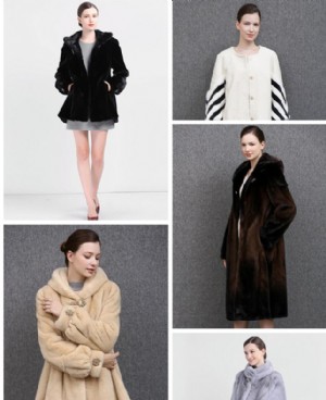 2021冬季最新款kc女貂皮皮草外套