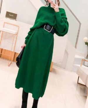 适合冬季穿的长款加厚连衣裙 前三款高个子女生穿最好看！