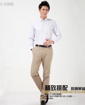 百搭款！2021年卡其色男裤