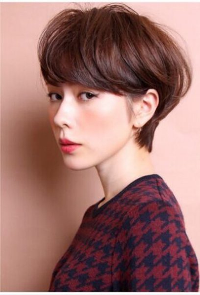 阳光帅气的女生短发赏析潮女必备的短头发图集