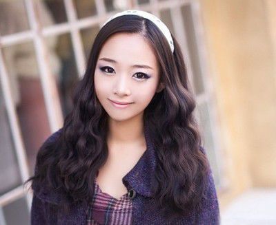 优雅好看的编织烫发发型最新款长发纹理烫图片