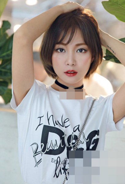 短发圆脸女合适什么刘海清爽可爱女孩子短发设计
