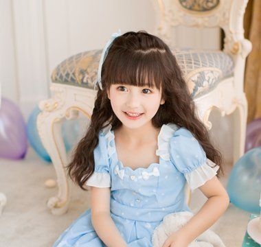 小女孩公主辫发型天真可爱六岁小女生辫子发型图片示例