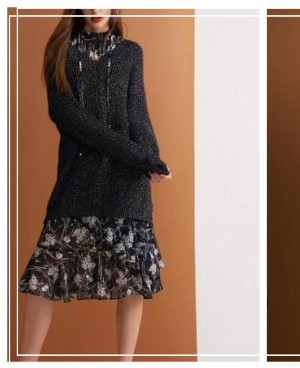 only秋冬季女装毛衣 女装only官网旗舰店羽绒服