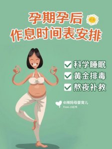 孕期生活最佳时间表，精细到每个小时