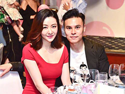 熊黛林双胞胎女儿举行百日宴 正面照曝光名字有玄机
