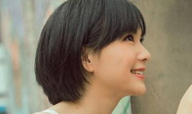 女生碎发齐刘海造型图片 爱美的你不能错过