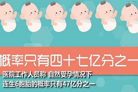 伟大孕妈9分钟连续生6胞胎 概率也就只有47亿分之一