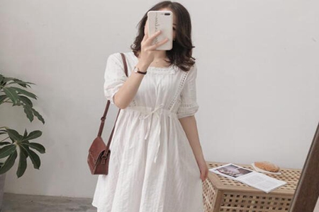 夏季女生白裙子穿搭 三种小白裙有修身显瘦效果