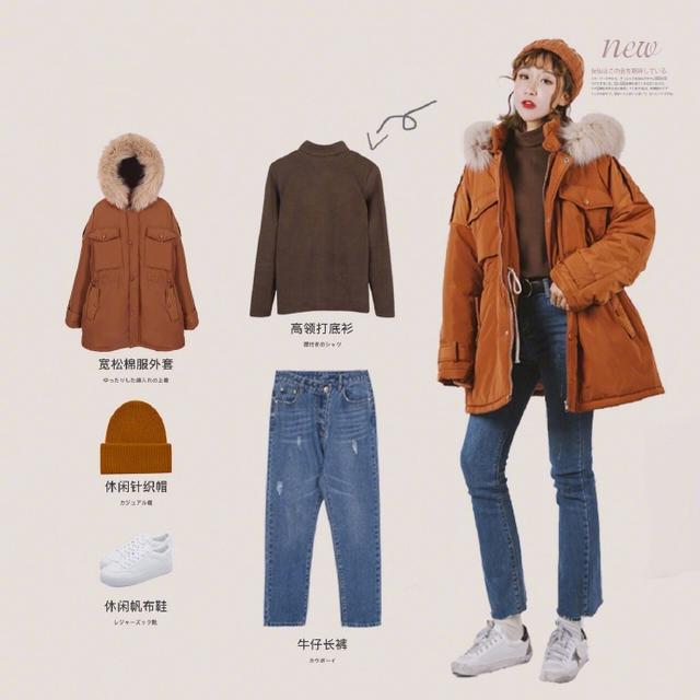 冬天天气冷 冬天搭配衣服图片女