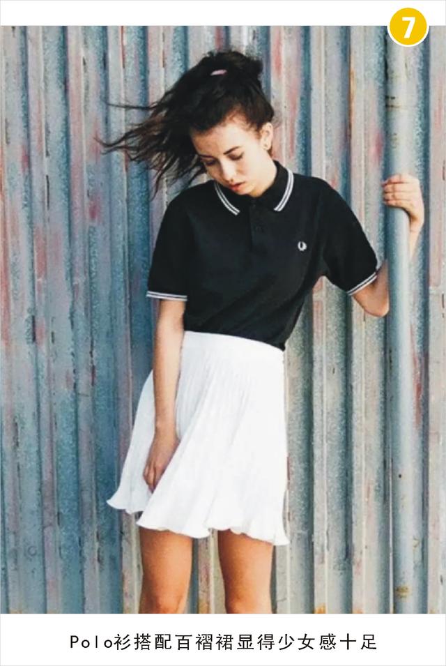 女生Polo衫 女生Polo衫搭配什么？