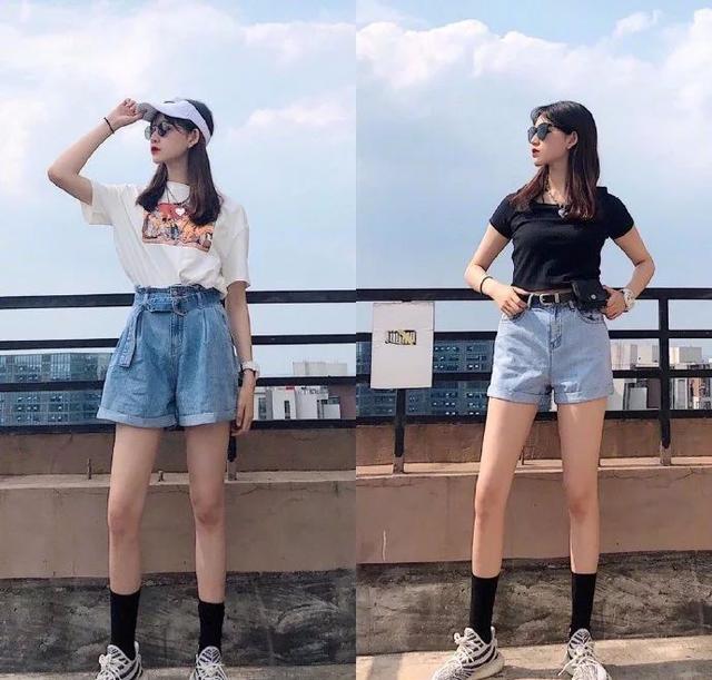 现在淑女风小香风的女孩都不吃香了 女生酷帅衣服搭配图夏天
