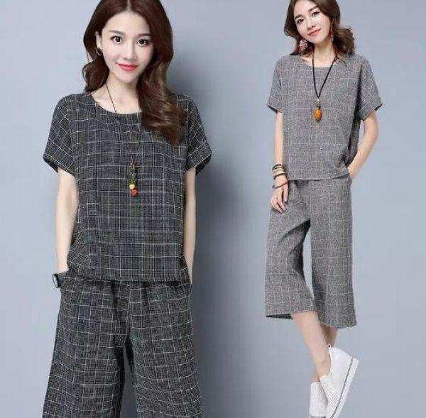 炎热的夏季 棉麻衣服怎么搭配图片