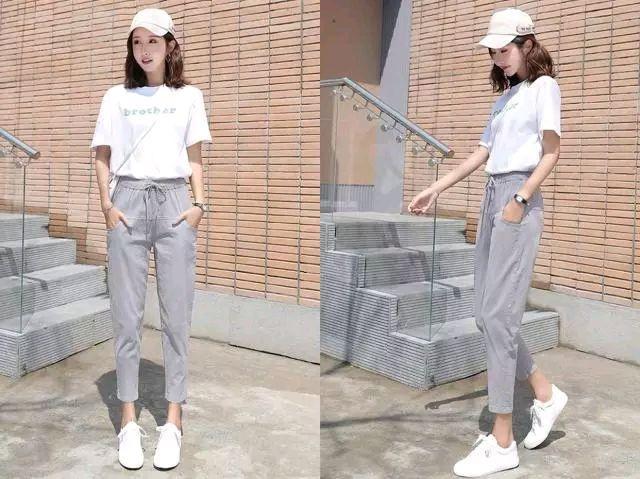 夏季白T的搭配多又杂 女生白t恤搭配什么裤子好看？