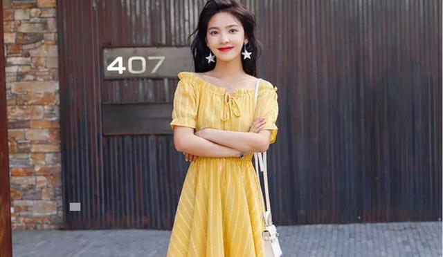 盛夏袭来 什么黄颜色裙子好看？
