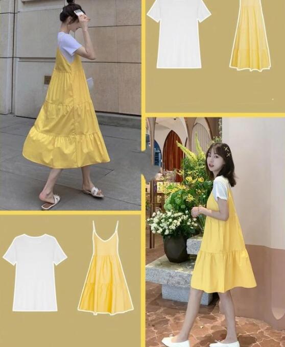 对于懒癌女生来说 夏季减龄衣服搭配图片