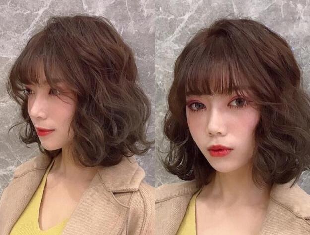 现在很多女生都会选择给自己的发型做点烫发 短发烫什么卷好看图片