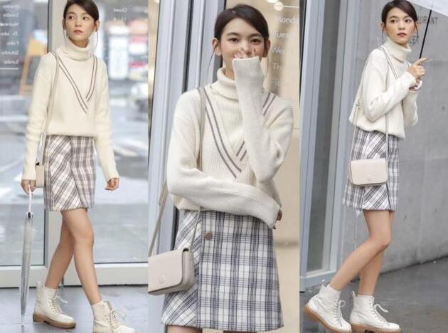 春季还是很流行穿毛衣的 春天毛衣搭配什么裙子？
