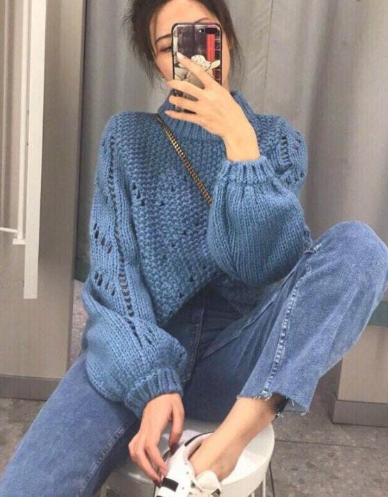 高个子的妹子有绝对的优势 毛衣打底衫如何搭配好看？