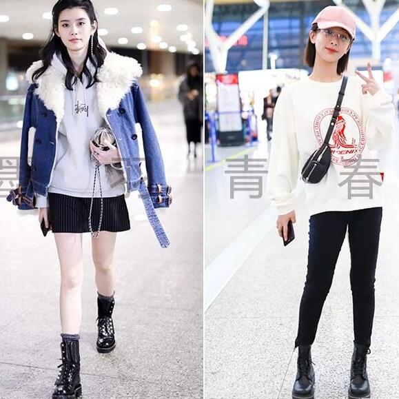 在充满寒意的秋冬里 马丁靴怎么搭配衣服女