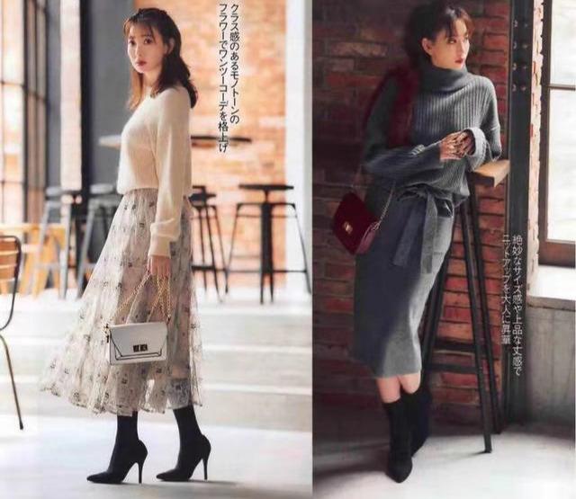 说到适合冬日好看又保暖的单品 冬天穿裙子搭配图
