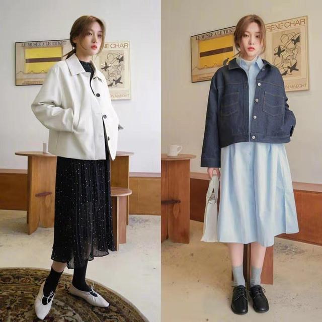 在现在这个社会中 韩国时尚流行穿搭衣服女