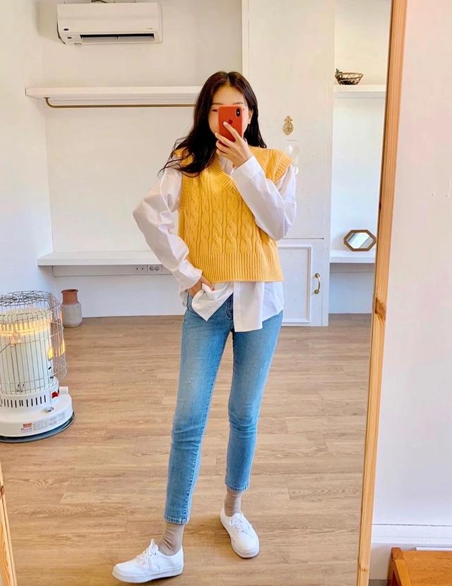 春天悄悄的来了 春天衬衫搭配衣服图片