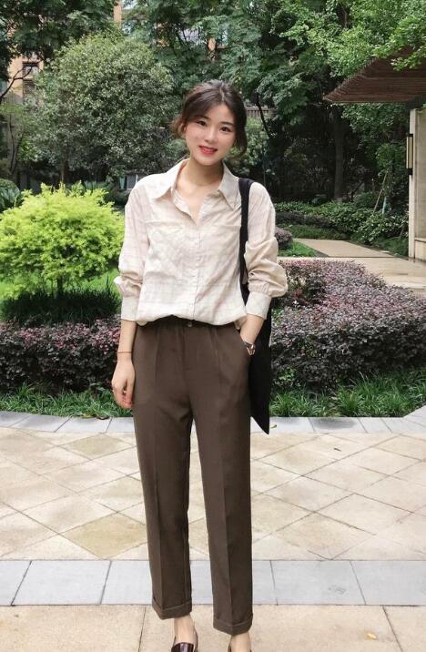 满大街都是衬衫 休闲衬衫怎么穿好看女