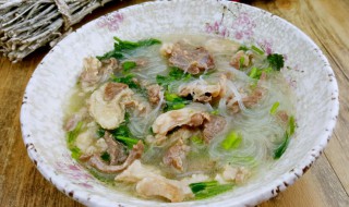 羊肉粉汤的做法及配料 羊肉粉汤的做法及配方