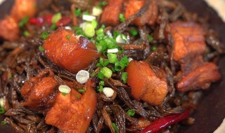 干缸豆烧肉的做法 干豇豆红烧肉的做法四川