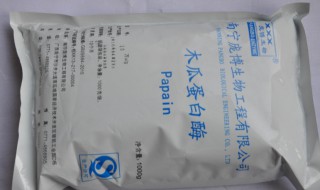 木瓜蛋白酶是什么 木瓜蛋白酶简单介绍