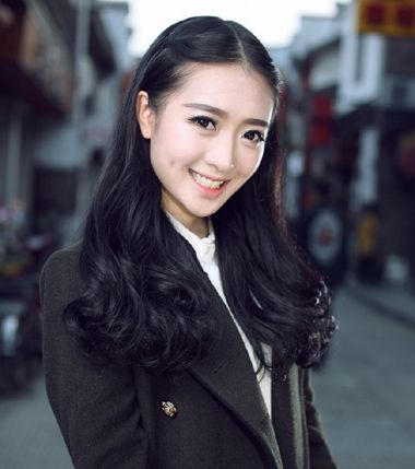 韩版内扣式中长款梨花头 长版梨花头的图片