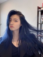 DIY蓝黑色染发｜欧莱雅染发剂染发教程