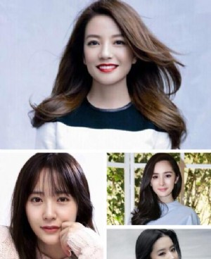 女明星甜美中长发 哪款发型你更爱？