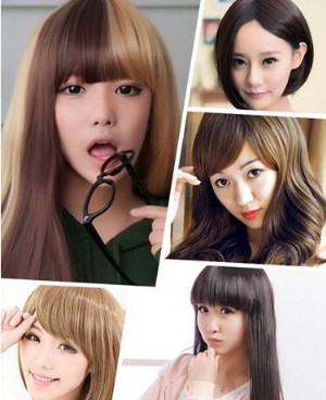 女生百变假发发型 转换时尚look