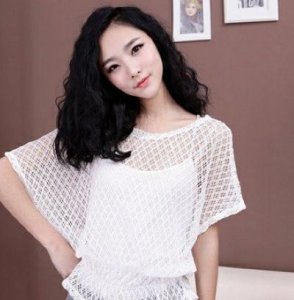 娃娃脸乖巧可爱齐刘海扎发发型 娃娃脸女生时尚