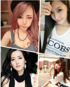 显瘦脸型发型 时尚可爱瘦脸长发发型推荐图