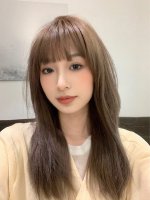 我染发了！Lisa同款的亚麻青棕色，真的巨显白