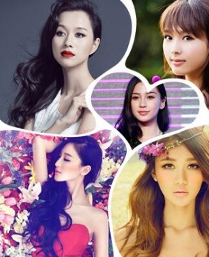 大牌范丰盈女生长卷发发型图片