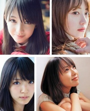 适合圆脸女生的中长发图片精选 超级瘦脸显气质