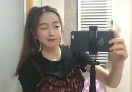 钟爱马尾辫方脸女孩求仁得仁 连无刘海如何扎马尾方案都有了