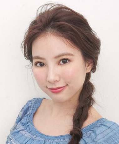 合适成熟女性的职业发型 职业女性编发图片