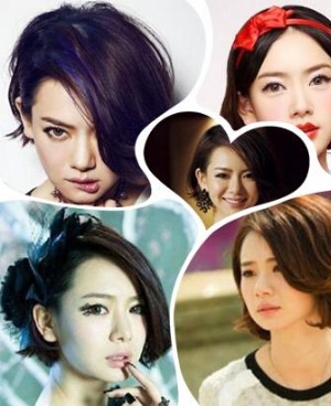 戚薇短发图片大全 小美人戚薇最迷人的短发发型
