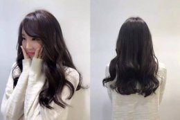 女孩子中长卷发展青春魅力 少女风情的卷头发打造
