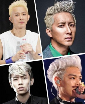 显白的染发颜色男 被赞有型的男明星白色染发发型盘点