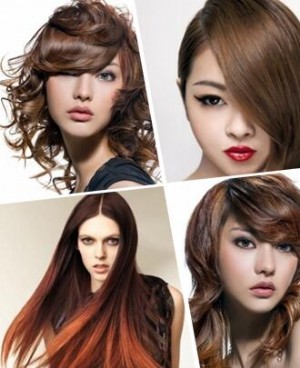 女士沙宣中长发型图片 最新沙宣头长发发型美女图片