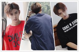 男士发型中分烫发发型 当季时尚男士偏分烫发发型图片